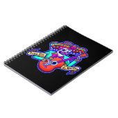 Carnet Feliz Dia De Muertos avec Squelette Jouer de la gu (Côté gauche)