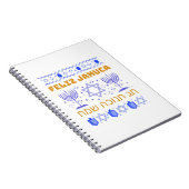 Carnet Feliz Januca, Januca Sameaj, januka, janucia (Côté Droit)