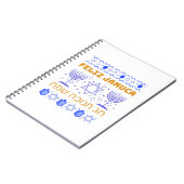 Carnet Feliz Januca, Januca Sameaj, januka, janucia (Côté gauche)