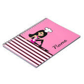 Carnet féminin de fille de cuisinier (Côté gauche)