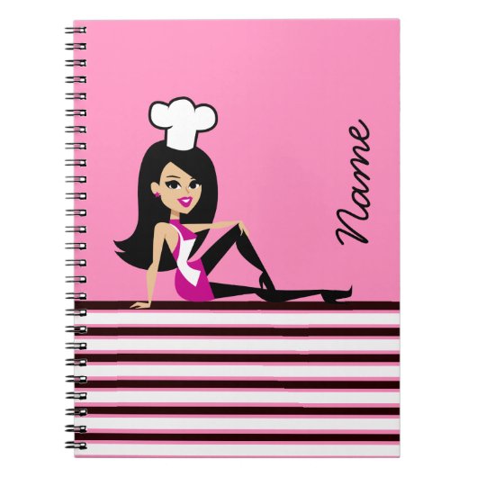 Carnet féminin de fille de cuisinier (Devant)