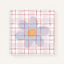 Féminin floral avec fond écossais Rose moderne