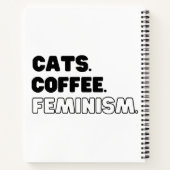 Carnet Féminisme du café des chats (Dos)
