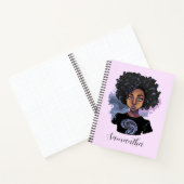 Carnet Femme afro-américaine pétillante (Intérieur)