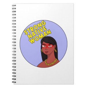 Carnet Femme autochtone forte
