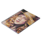 Carnet Femme avec le casquette (Côté gauche)