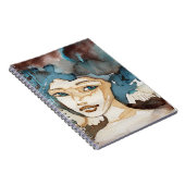 Carnet Femme bleue (Côté Droit)