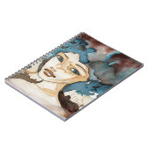 Carnet Femme bleue (Côté gauche)