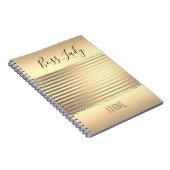 Carnet Femme Boss Gold Sleek (Côté Droit)