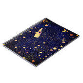 Carnet Femme céleste déesse Lune étoiles Ciel (Côté gauche)