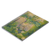 Carnet Femme dans le jardin (huile sur la toile) (Côté gauche)