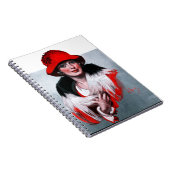 Carnet Femme dans Red Hat (Côté Droit)