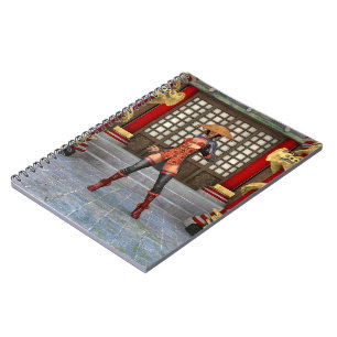 Carnet Femme de combat asiatique