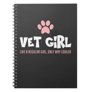 Carnet Femme de la technicienne vétérinaire adorable Am