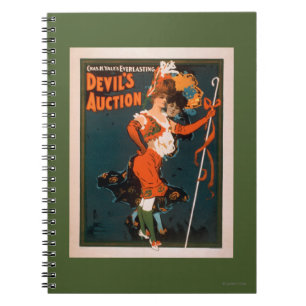 Carnet Femme de la vente aux enchères du diable dans le