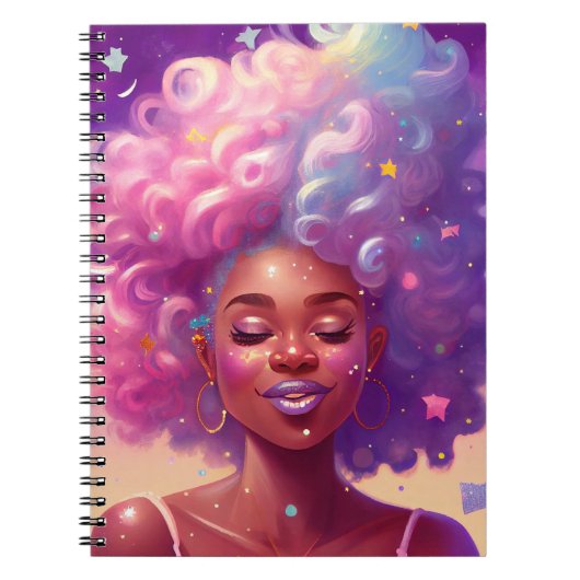 Carnet Femme de rêve céleste (Devant)