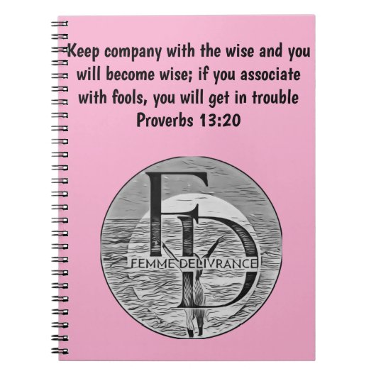 Carnet Femme Delivrance Notebook (Devant)