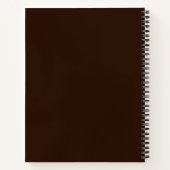 Carnet Femme des étoiles Rouge & Brown Grand Softcover (Dos)