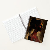 Carnet Femme des étoiles Rouge & Brown Grand Softcover (Intérieur)