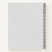 Carnet Femme des étoiles violet & Brown Grand couverture  (Dos)