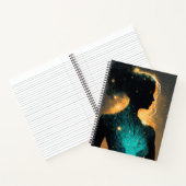 Carnet Femme des Stars Gold & Turquoise Grand Softcover (Intérieur)