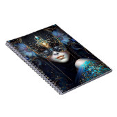 Carnet Femme d'Imaginaire portant un masque (Côté Droit)