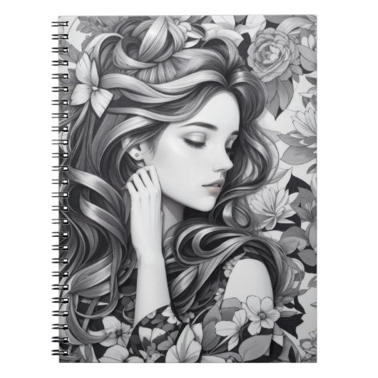Carnet Femme endormie (Devant)