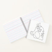 Carnet Femme Face Line Art (Intérieur)