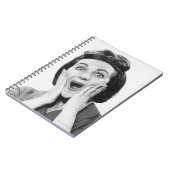 Carnet Femme faisant le visage (Côté gauche)