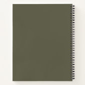 Carnet Femme Feuille Moon Arch SAGE Wellness Day Spa (Dos)