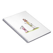 Carnet Femme Golfer (Côté Droit)