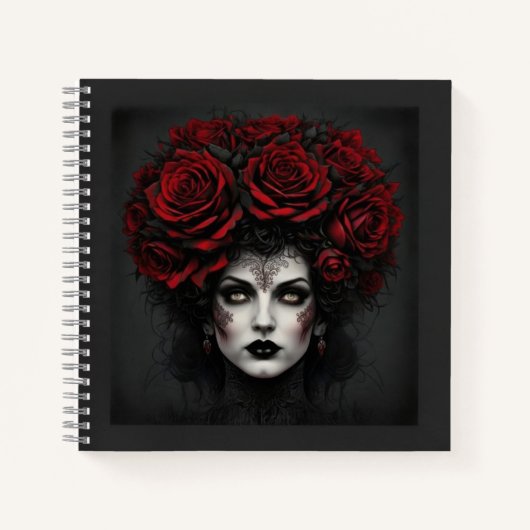 Carnet Femme gothique (Devant)