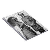 Carnet Femme hurlante et crâne (Côté Droit)