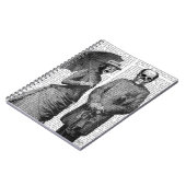 Carnet Femme hurlante et crâne (Côté gauche)