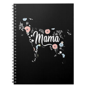 Carnet Femme Mama Chèvre Floral Maman Lover Mor Grand-mèr