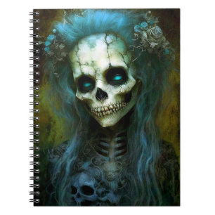 Carnet Femme morte Squelette Horreur