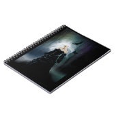 Carnet Femme Mystérieuse Gothique Noire Élégante Brume de (Côté gauche)
