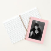 Carnet Femme noire avec serrure (Intérieur)