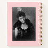 Carnet Femme noire avec serrure (Dos)