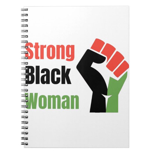 Carnet Femme noire forte (Devant)