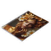 Carnet Femme Préraphaélite Dorée 3 (Côté gauche)