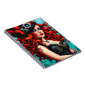 Carnet Femme Red Haired Streampunk (Côté Droit)