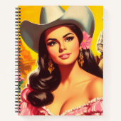 Carnet Femme Rétro Country (Devant)