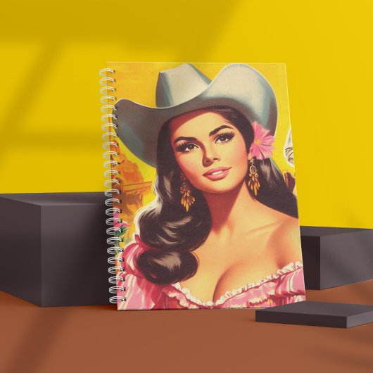 Carnet Femme Rétro Country
