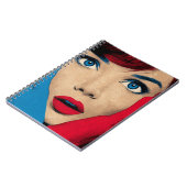Carnet Femme surprise en Pop Art (Côté gauche)