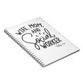 Carnet Femme Travailleuse sociale (Côté Droit)