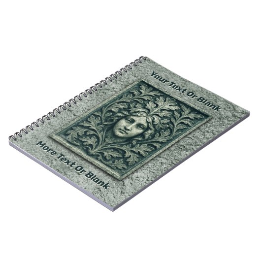 Carnet Femme verte - Pierre (Côté gauche)