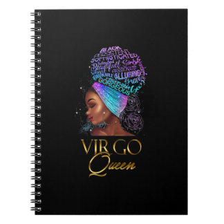 Carnet Femme Virgo Girl Septembre Août Reine Anniversaire