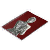 Carnet Femme zébrée (Côté gauche)