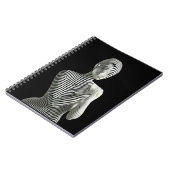 Carnet Femme zébrée (Côté gauche)